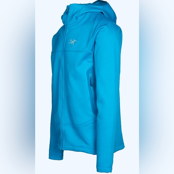 ARCTERYX MENS ARENITE XXL BLUE TETRA FULL ZIP NWOT RARE HOODY. ULTRA COMFY GEAR! - Picture 2 of 15